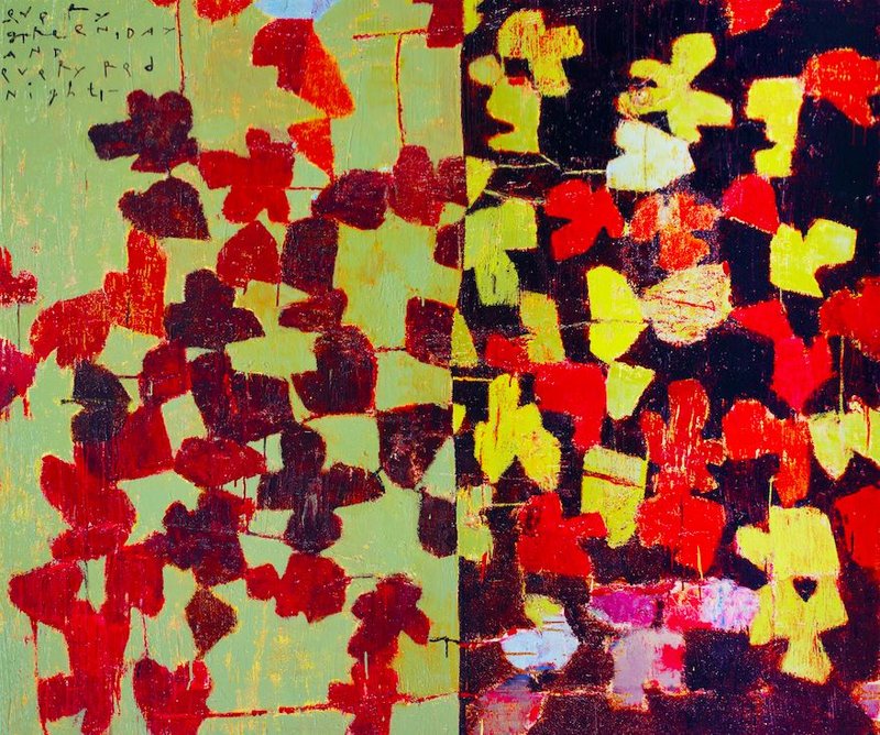 Reza Derakshani, Every Green Day and Every Red Night, 0