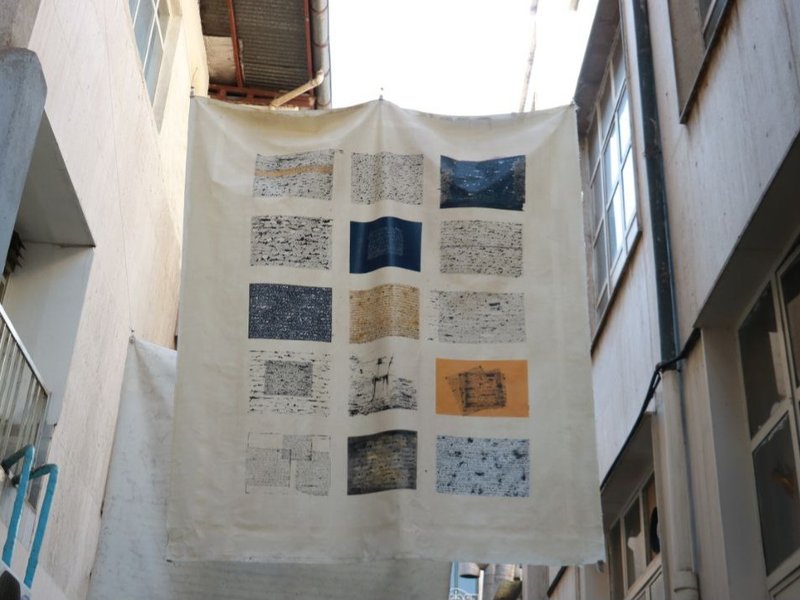 حیاط پشتی، نمای چیدمان