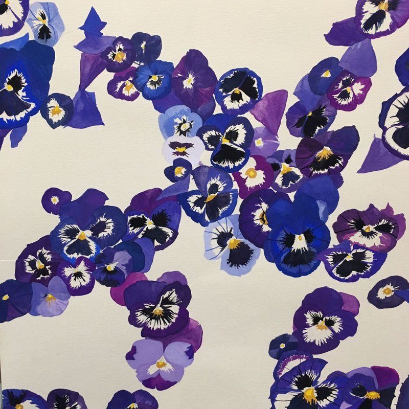 Mozhan Yaghoubi, The Dancing Violets, 2021