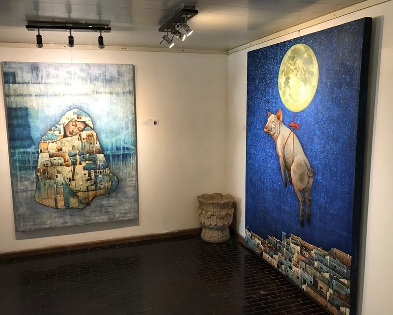 Pink Moon, installation view