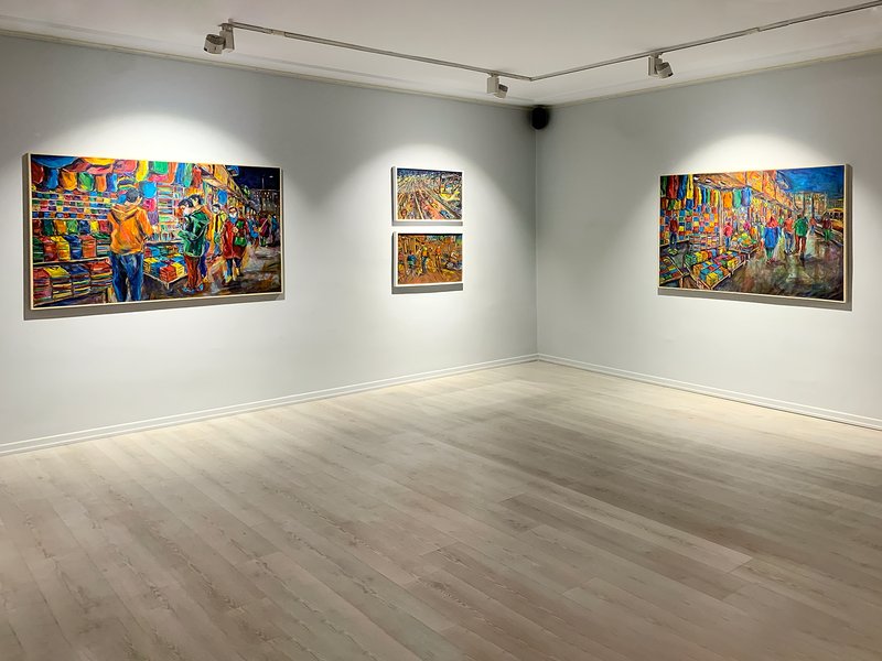 Around Tajrish, installation view
