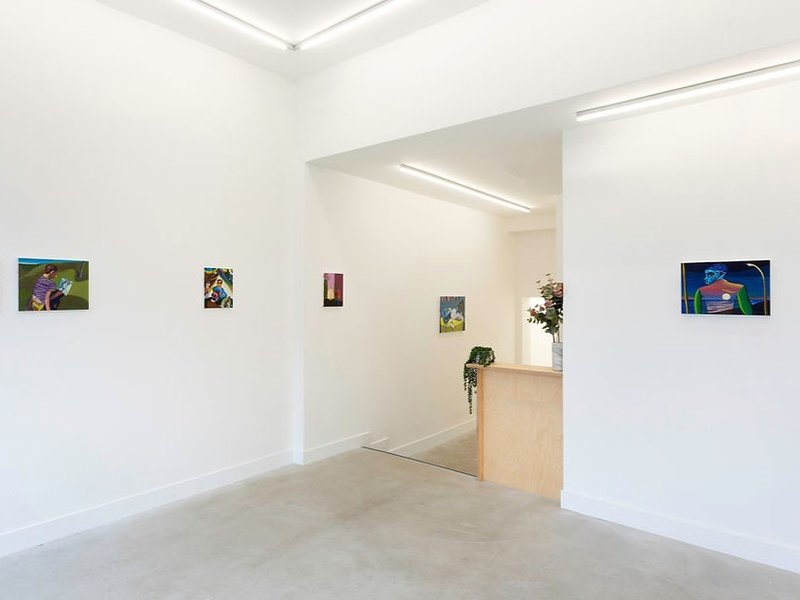 Dirty Words and A Melody, installation view