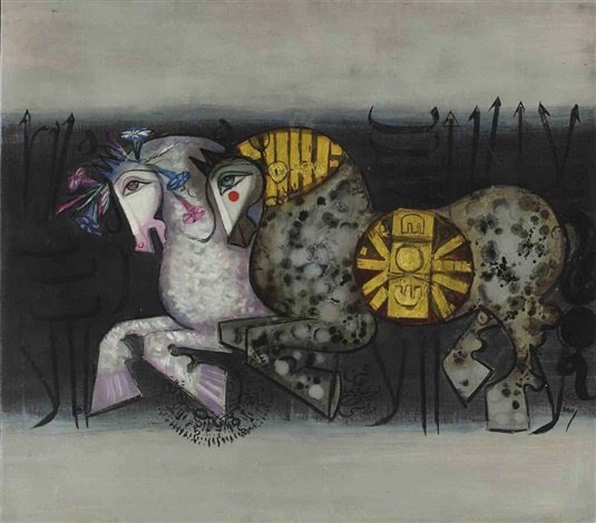 Nasser Ovissi, Horses, 1972