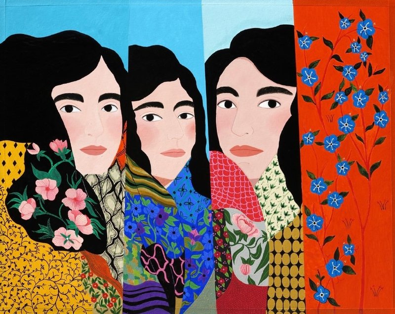 Atieh Sohrabi, Persian Flowers, 2022