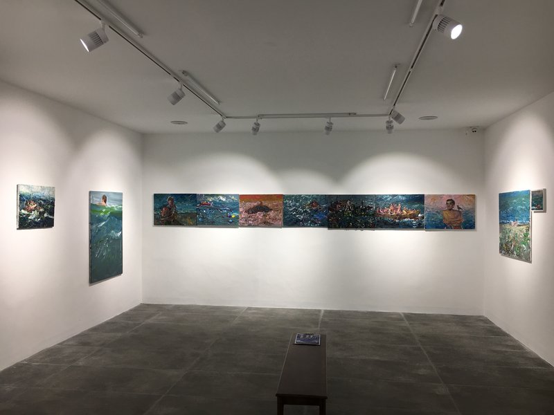 On The Port, installation view