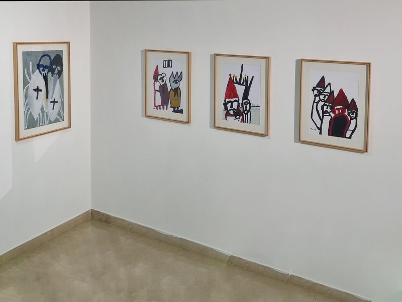 Jamshid Aminfar's Exhibition, installation view