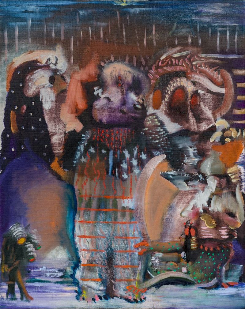 Ali Banisadr, He Who Saw the Deep, 2021