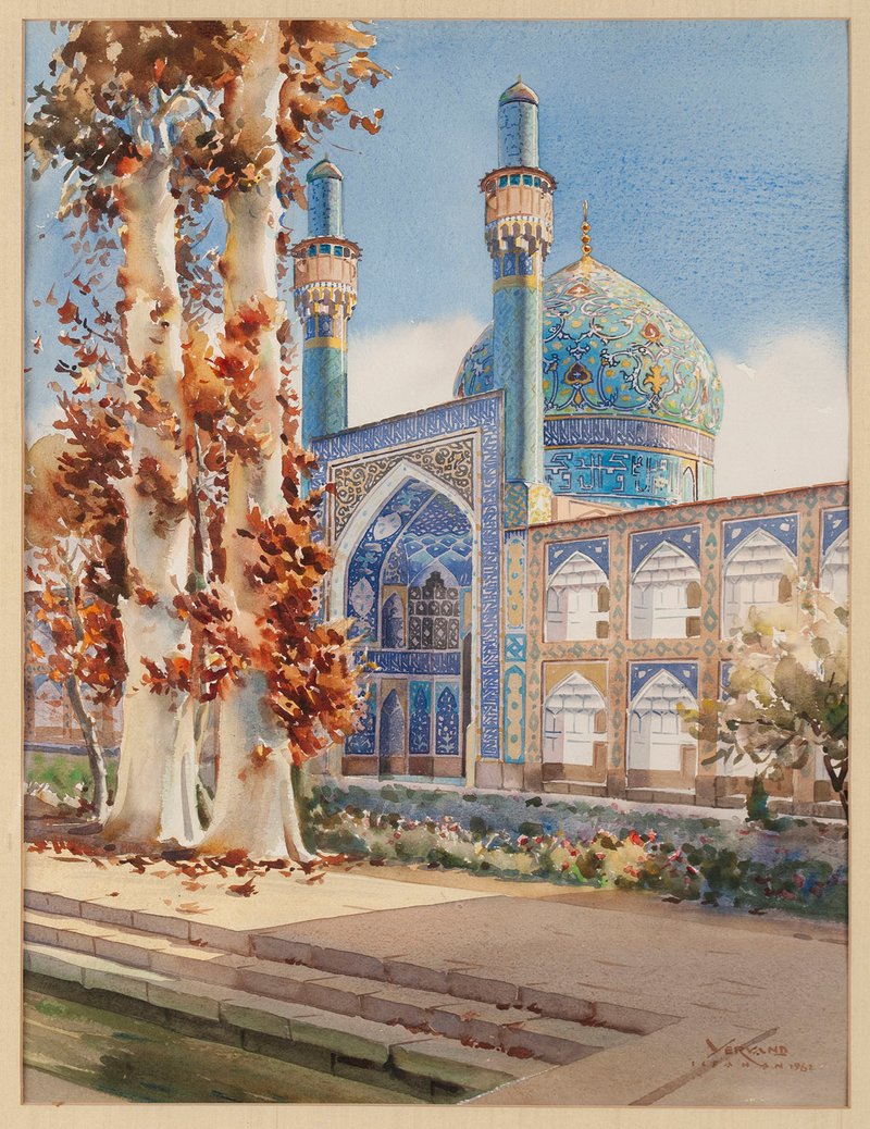 Yervand Nahapetian, Shah Mosque of Isfahan, Iran, 1962