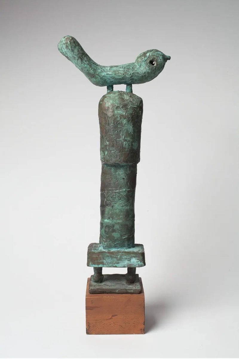 Parviz Tanavoli, Poet in Love with Bird, 1961