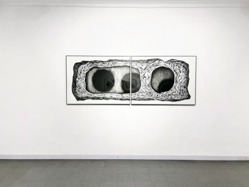Atom, installation view
