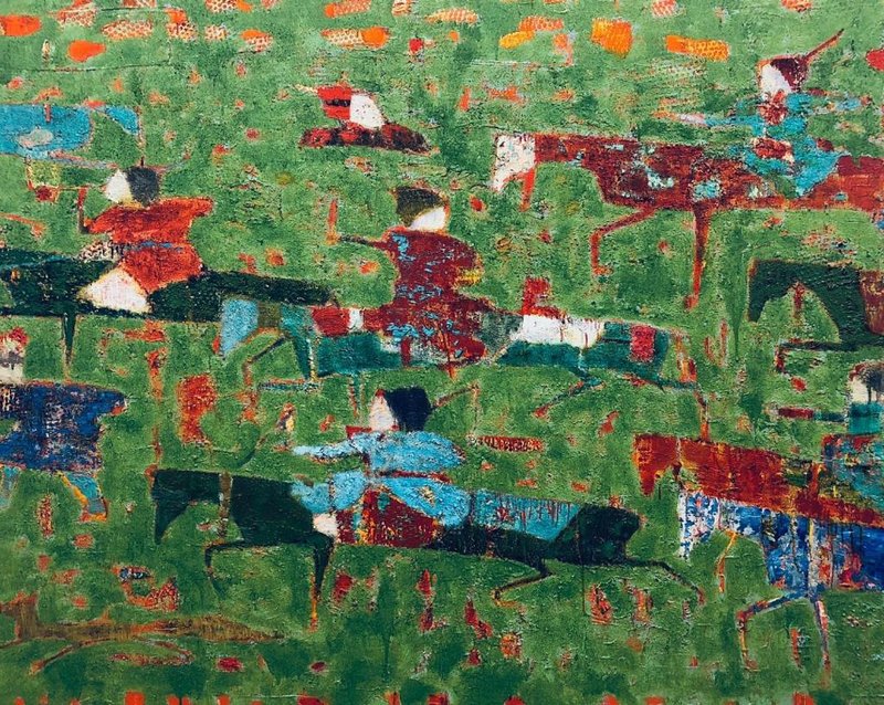 Reza Derakshani, Green hunt, 2017