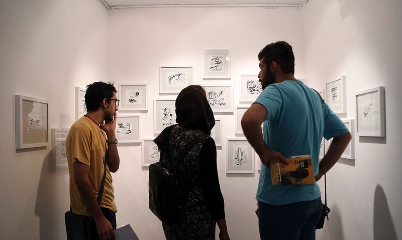 When the Bird Died, installation view