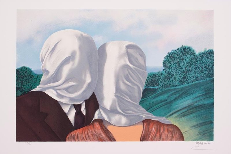 Rene Magritte, The Lovers, 0