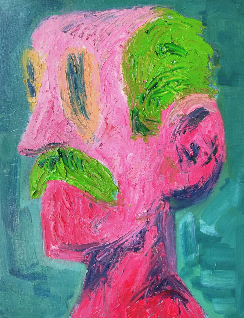 Milad Mousavi, Self Portrait 2, 2021