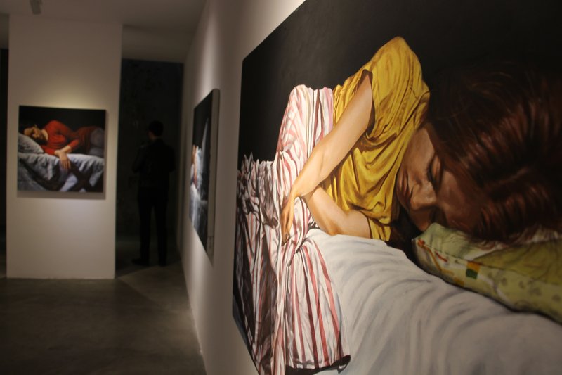 At Night, installation view