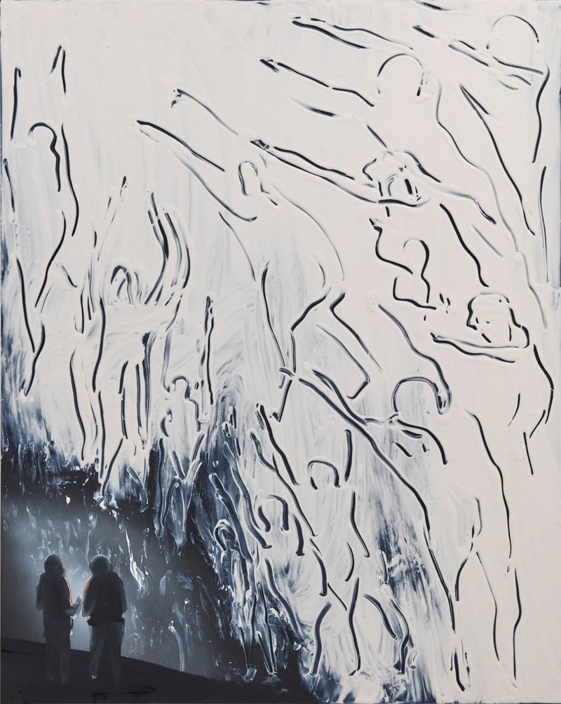 Tala Madani, Cave Interior, 2019