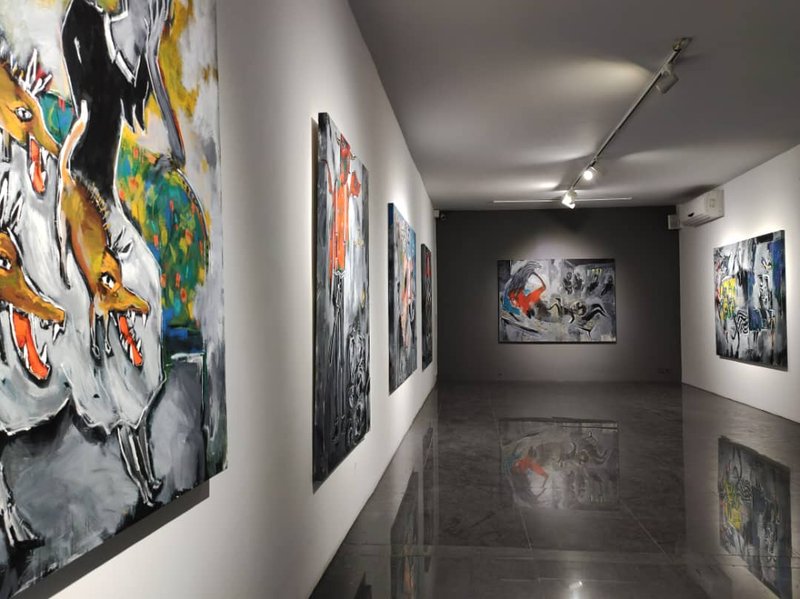 Elongated Memories, installation view