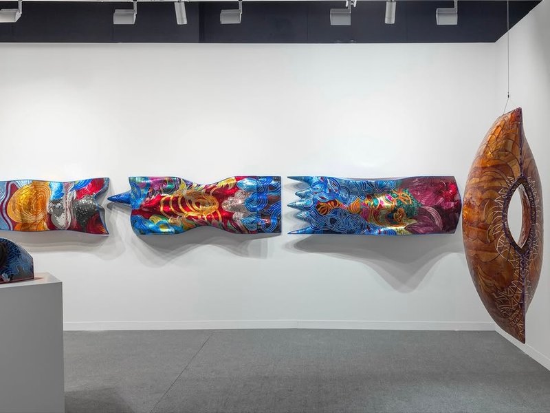 Installation view.