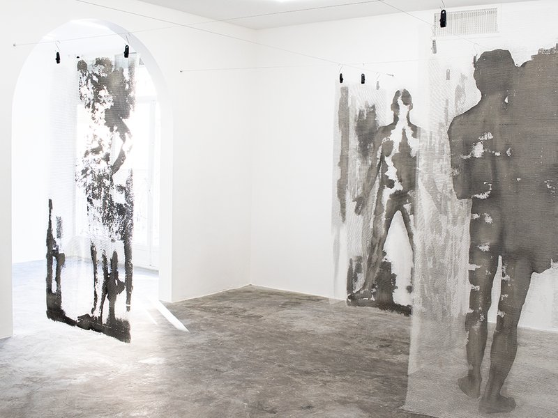 Hanged Roots, installation view