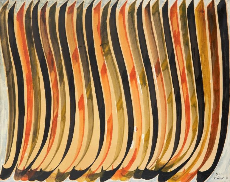 Charles Hossein Zenderoudi, Untitled, 1971