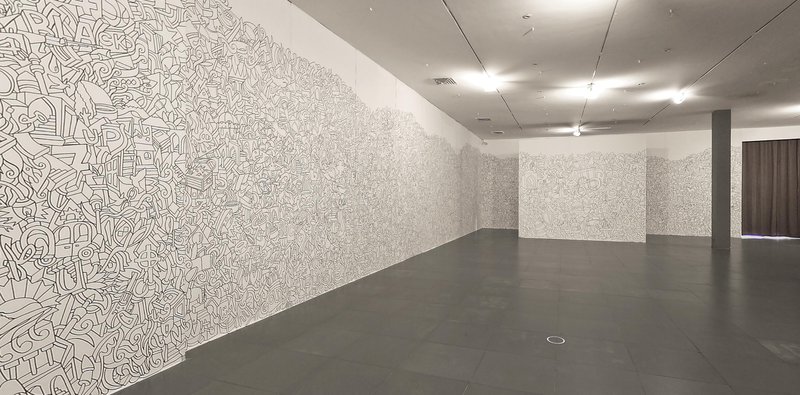 In the Solitude of the City, installation view