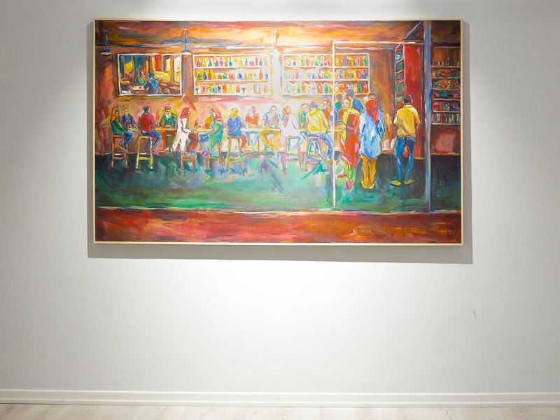 Around Tajrish, installation view