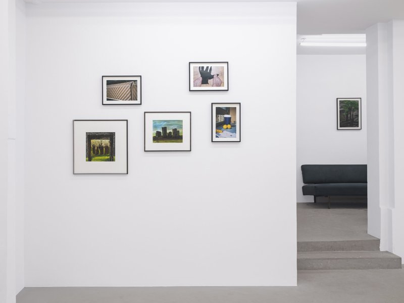 Behjat Sadr and Isabelle Cornaro's Artworks, installation view