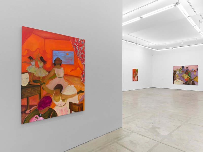 Wild Roses, installation view