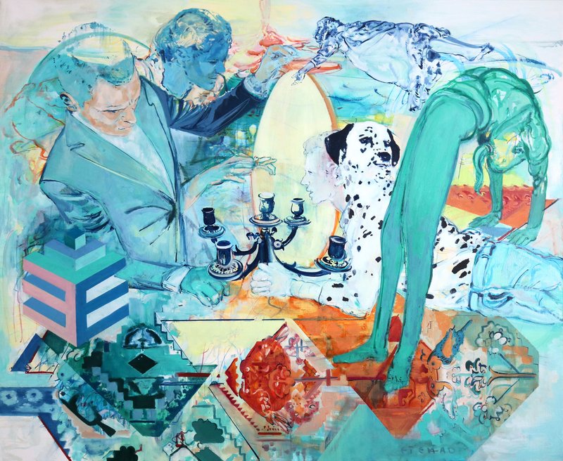 Elham Etemadi, Enchantment on the Carpet, 2024