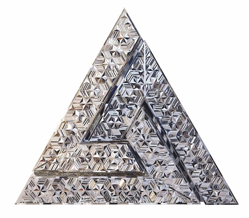 Monir Shahroudy Farmanfarmaian, Triangle, 2008