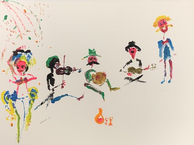 Ardeshir Mohassess, Musicians, 1990