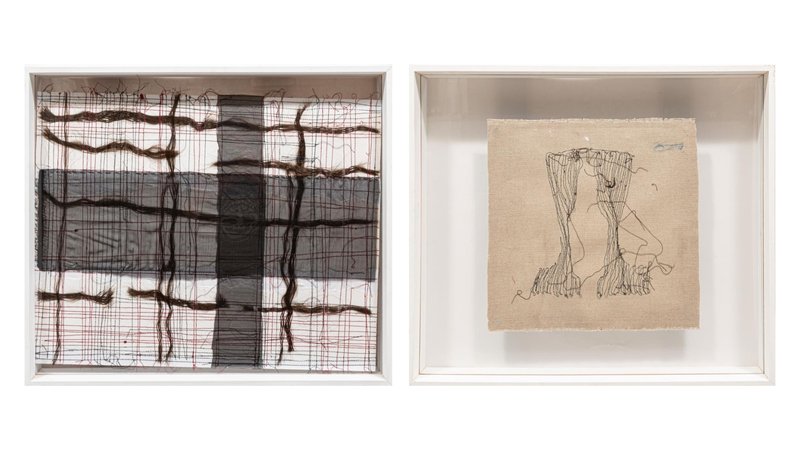 Sara Madandar, "Beauty" and "Curtains", 2014