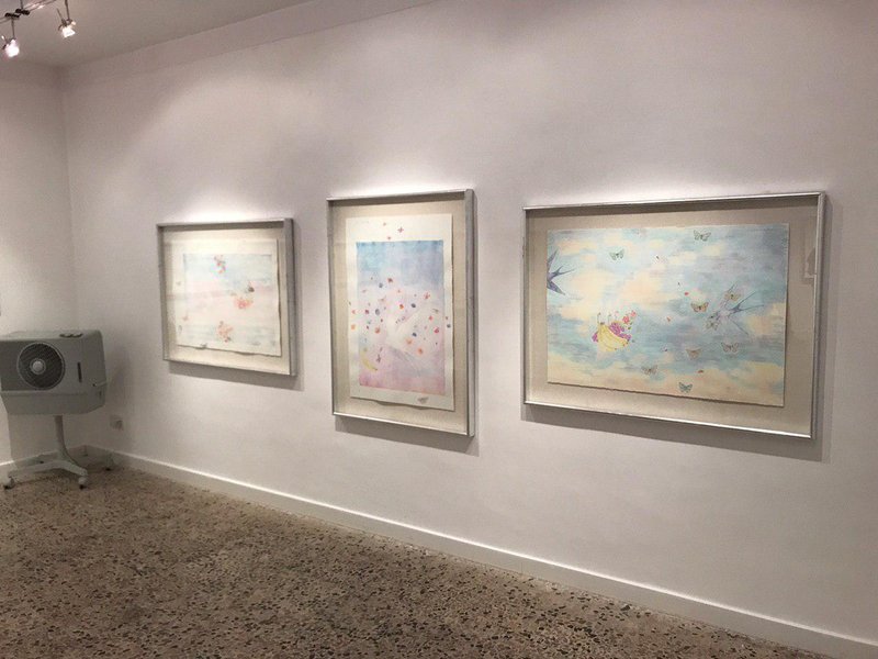 Lie, Lay, Lure, installation view