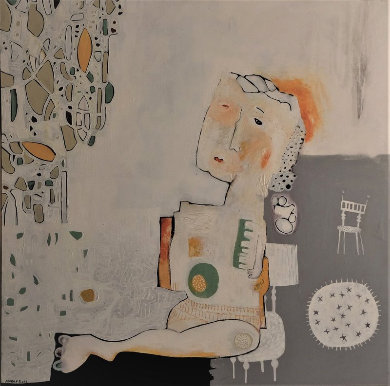 Mahsa Karimi, The Girl with Her Comb, 2012