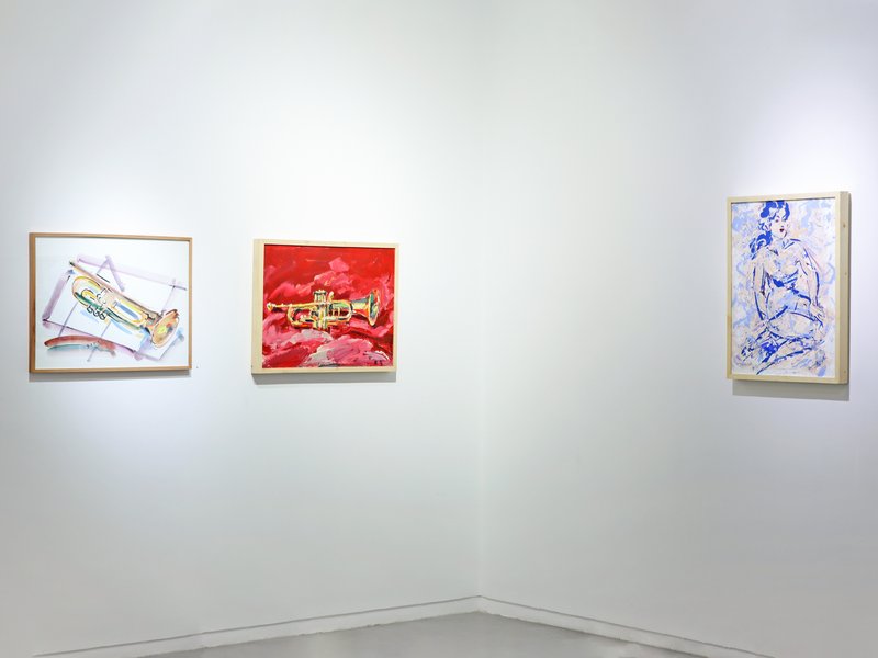 Installation view.