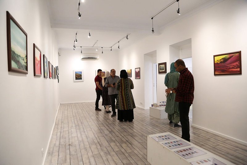 یادنگاره‌ها، نمای چیدمان