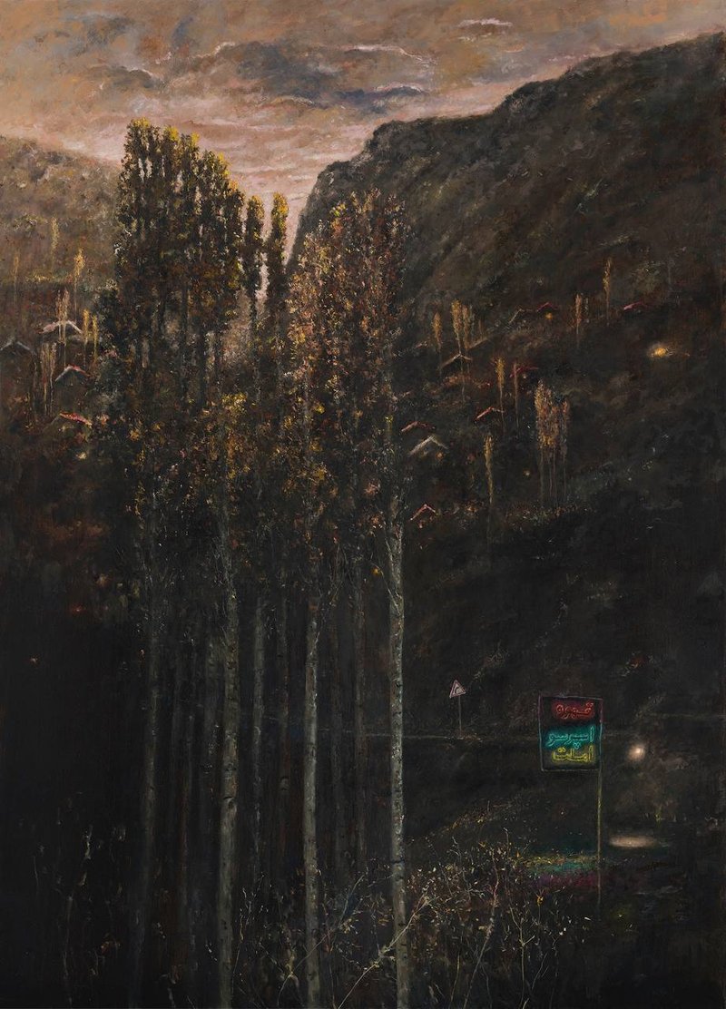 Shahou Babaie, White Polar in Evening Light, 2024