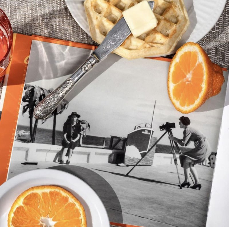 Anastasia Samoylova, breakfast with Walker Evans-1941, 2020