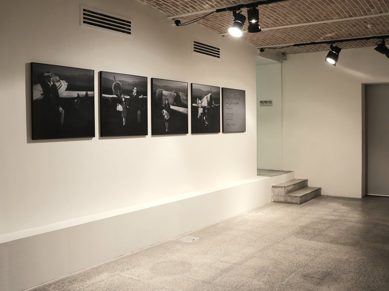 We Will Not Reach Tehran , installation view