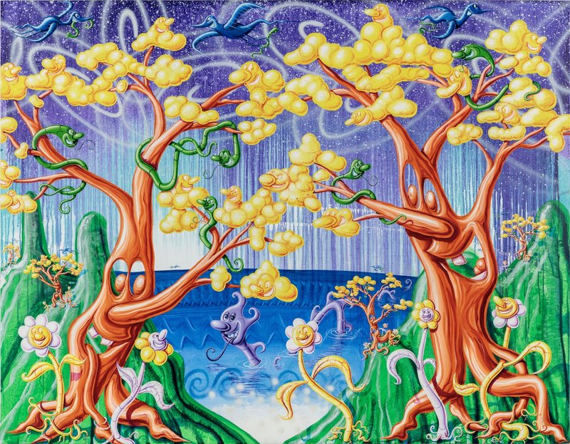 Kenny Scharf, Paradise Perdu, 2018