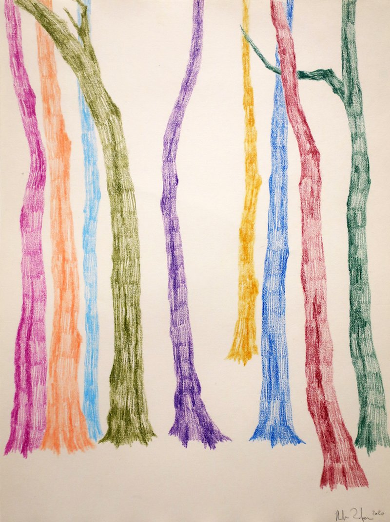 Neda Zarfsaz, Branches of Leaves 10, 2020