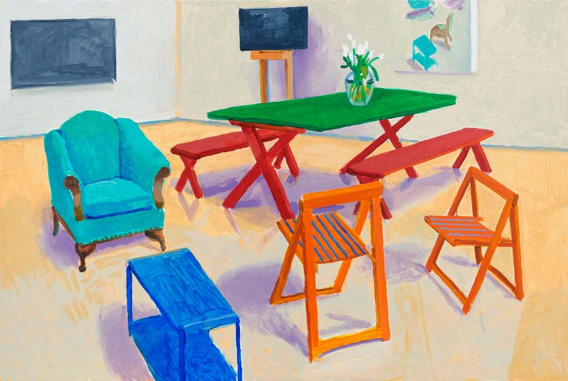 David Hockney, Studio Interior 2, 2014