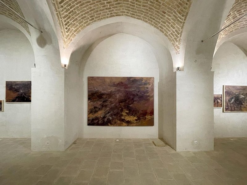 Painting Exhibition Moein Memar Kashani Second Show, installation view