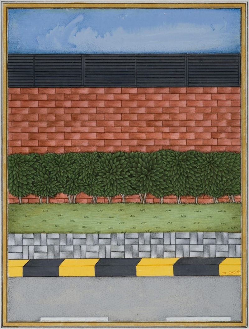 Maryam Baniasadi, Pavement and Plants, 2021