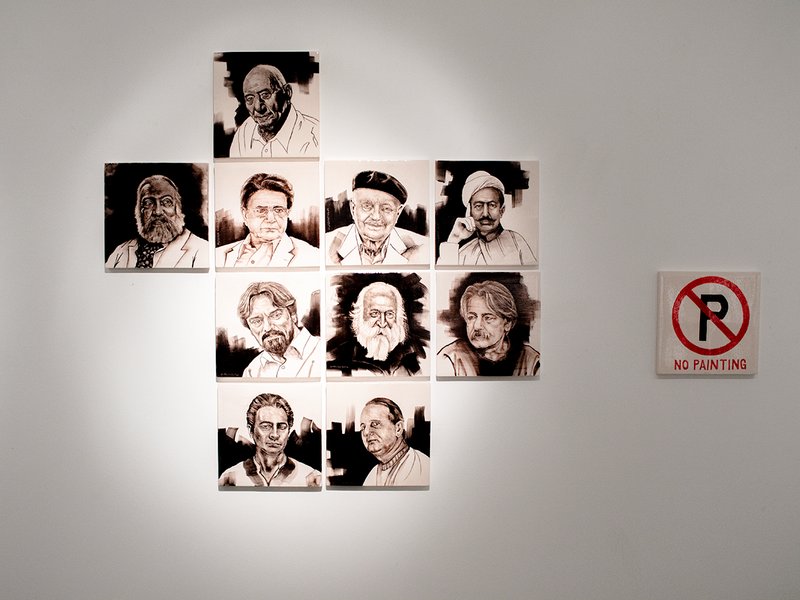 No painting, installation view