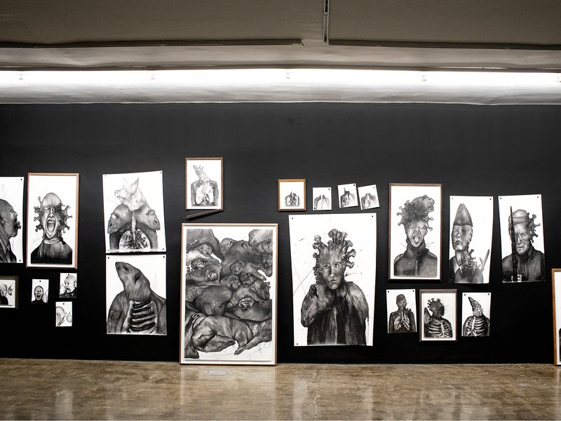 Cluster 5, installation view
