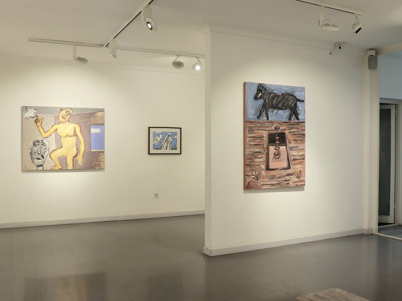 Installation view.