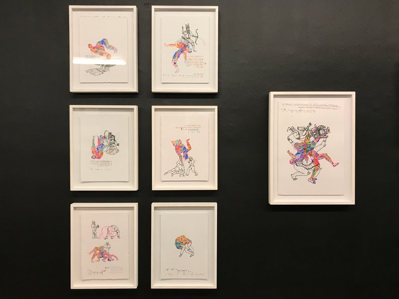Muscle, installation view