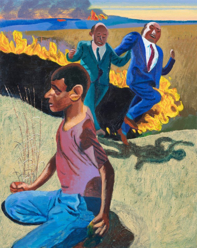 Morteza Khakshoor, Burning Hills, 2022