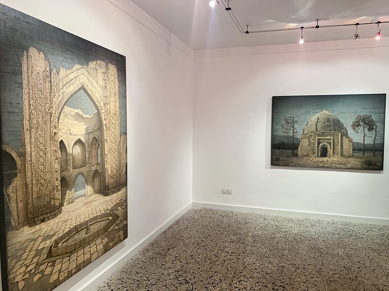 آثار طاهر پورحیدری، نمای چیدمان